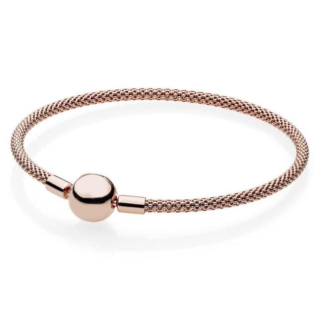 Authentic Sterling Silver Tone Lobster Claw Clasp Snake Chain Basic Bracelets Bangle Fit Women Bead Stylish Jewelry Charm Diy StylishFashion Chain 18cm
Authentic Sterling Silver Tone Lobster Claw Clasp Snake Chain Basic Bracelets Bangle Fit Women Bead Stylish Jewelry Charm Diy StylishFashion Chain 18cm