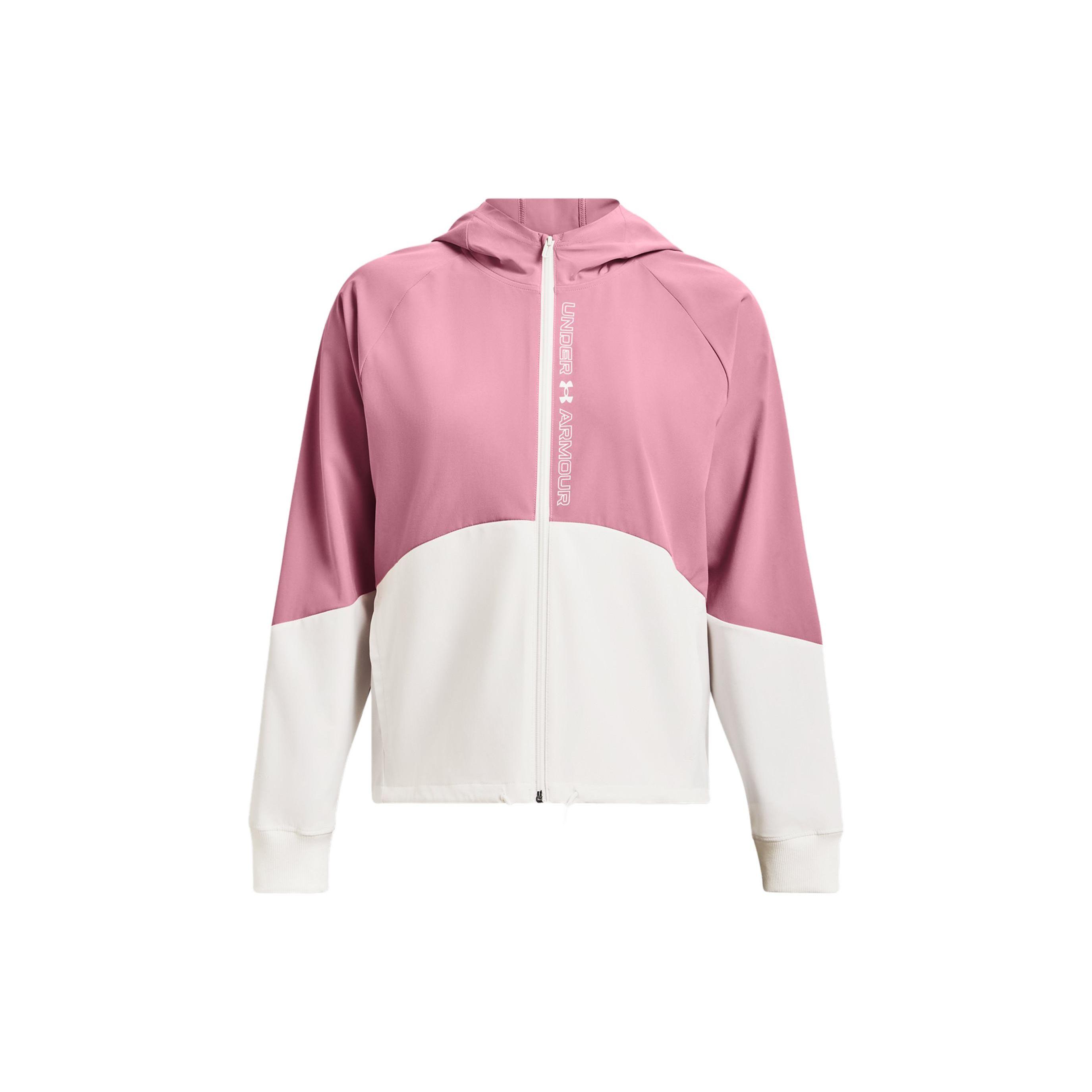 Under Armour Woven Full-Zip Color Block Hooded Jacket Women Jacket Pink 1369889-697 XS
Under Armour Woven Full-Zip Color Block Hooded Jacket Women Jacket Pink 1369889-697 XS