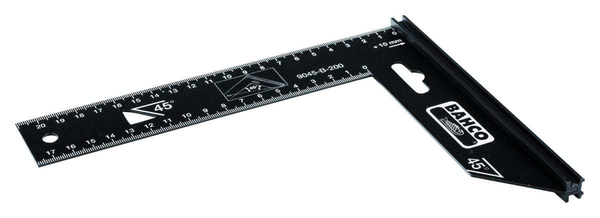BAHCO Precision Square, Rust-Resistant Black Square, 300 x 170 mm, 9045-B-300
BAHCO Precision Square, Rust-Resistant Black Square, 300 x 170 mm, 9045-B-300