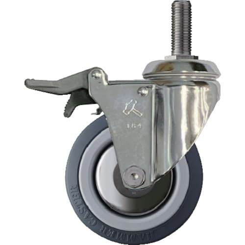 Hammer Caster SUS Threaded Caster with SP, Urethane B Wheel, 100mm, 915SMA-KUB100
Hammer Caster SUS Threaded Caster with SP, Urethane B Wheel, 100mm, 915SMA-KUB100
