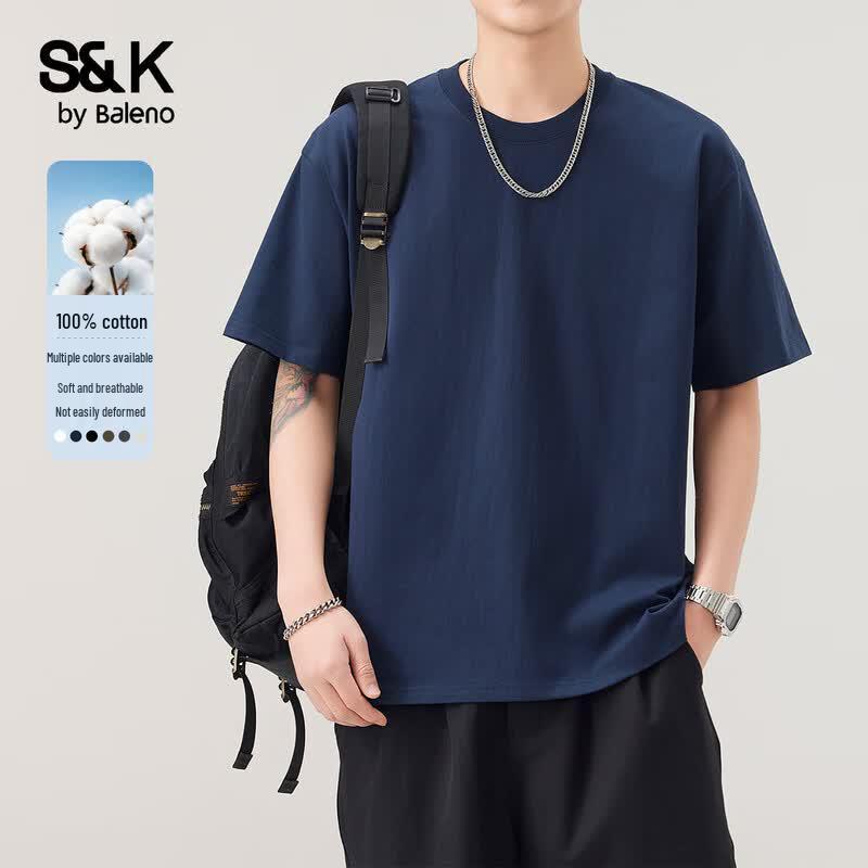 Baleno S&K Premium 260G Heavyweight Cotton T-Shirt for Men XL
Baleno S&K Premium 260G Heavyweight Cotton T-Shirt for Men XL