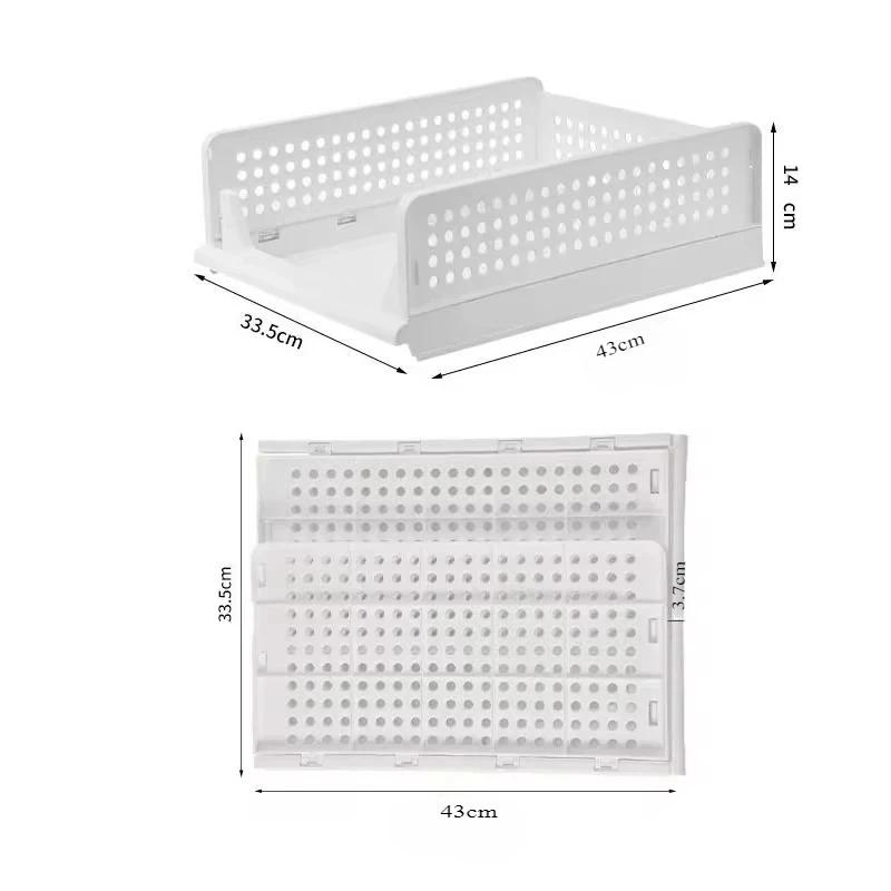 Складной ящик для шкафа, штабелируемый ящик для хранения, полый дизайн, коробки для хранения одежды, круглая ручка, сделай сам, сборный шкаф
Складной ящик для шкафа, штабелируемый ящик для хранения, полый дизайн, коробки для хранения одежды, круглая ручка, сделай сам, сборный шкаф