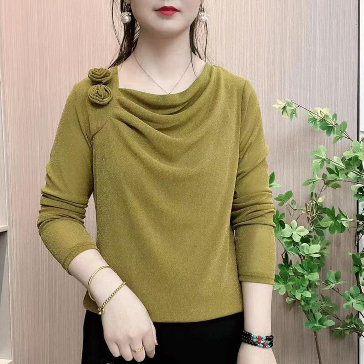 Women s Floral Slimming Long-Sleeve T-Shirt - Stylish, Age-Reducing Top for Spring & Autumn 4XL (130-140 cm) жёлтый
Women s Floral Slimming Long-Sleeve T-Shirt - Stylish, Age-Reducing Top for Spring & Autumn 4XL (130-140 cm) жёлтый