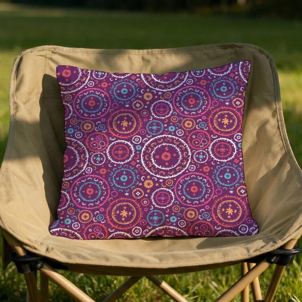 Indian Ethnic Pattern Cushion Cover Soft Reversible Durable Pillow Cover MultiScene Use for Home Car Daily Comfort 30X30cm
Indian Ethnic Pattern Cushion Cover Soft Reversible Durable Pillow Cover MultiScene Use for Home Car Daily Comfort 30X30cm