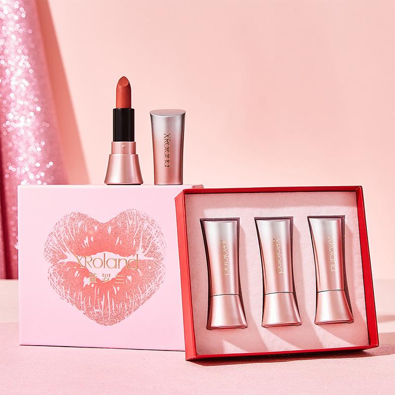 XROLAND Matte Lipstick Gift Set Velvet Long-Lasting Pigmented 3pcs#
XROLAND Matte Lipstick Gift Set Velvet Long-Lasting Pigmented 3pcs#