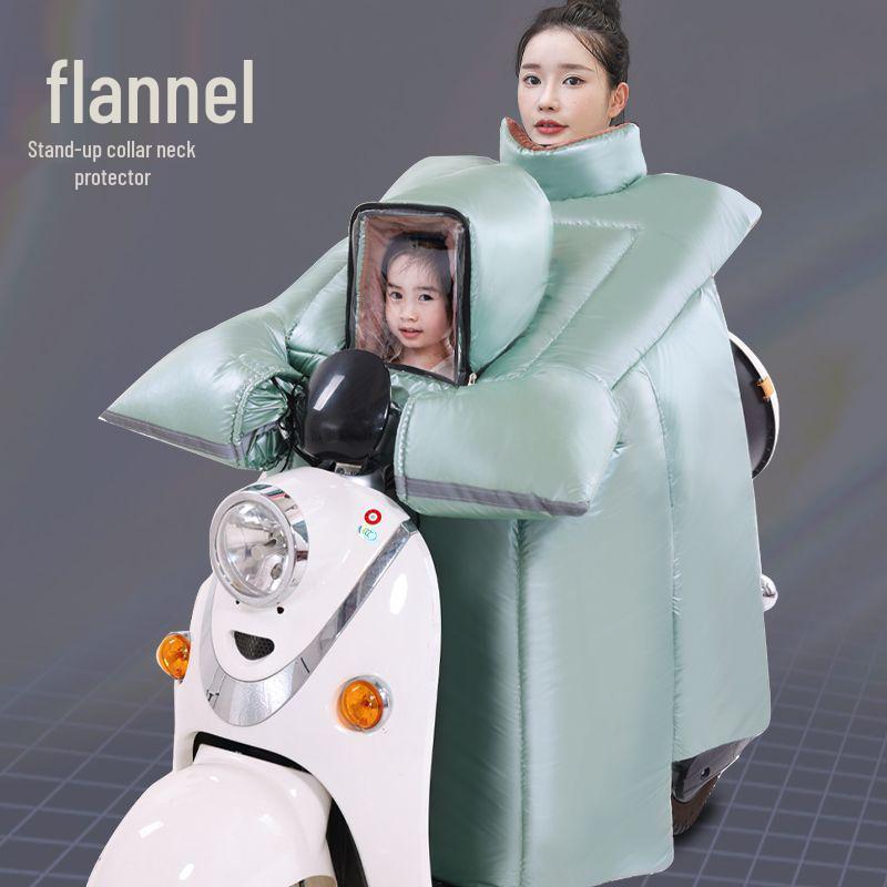 Winter Windproof Electric Bike Blanket: Thick Velvet Insulated, Waterproof Sunshade for Parent-Child Use
Winter Windproof Electric Bike Blanket: Thick Velvet Insulated, Waterproof Sunshade for Parent-Child Use