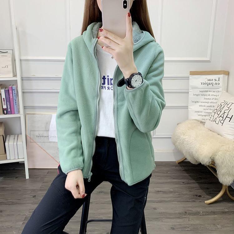 Осеннее утолщенное плюшевое пальто с капюшоном с обеих сторон, женское пальто с длинным рукавом, теплая тонкая флисовая одежда 4XL зелёный
Осеннее утолщенное плюшевое пальто с капюшоном с обеих сторон, женское пальто с длинным рукавом, теплая тонкая флисовая одежда 4XL зелёный