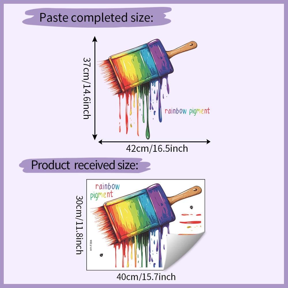 Rainbow Paint Brush with Inspirational Quote Wall Sticker Self-Adhesive Removable for Bedroom Living Room Hallway Closet Dorm Home Decor Art 30x40cm разноцветный
Rainbow Paint Brush with Inspirational Quote Wall Sticker Self-Adhesive Removable for Bedroom Living Room Hallway Closet Dorm Home Decor Art 30x40cm разноцветный