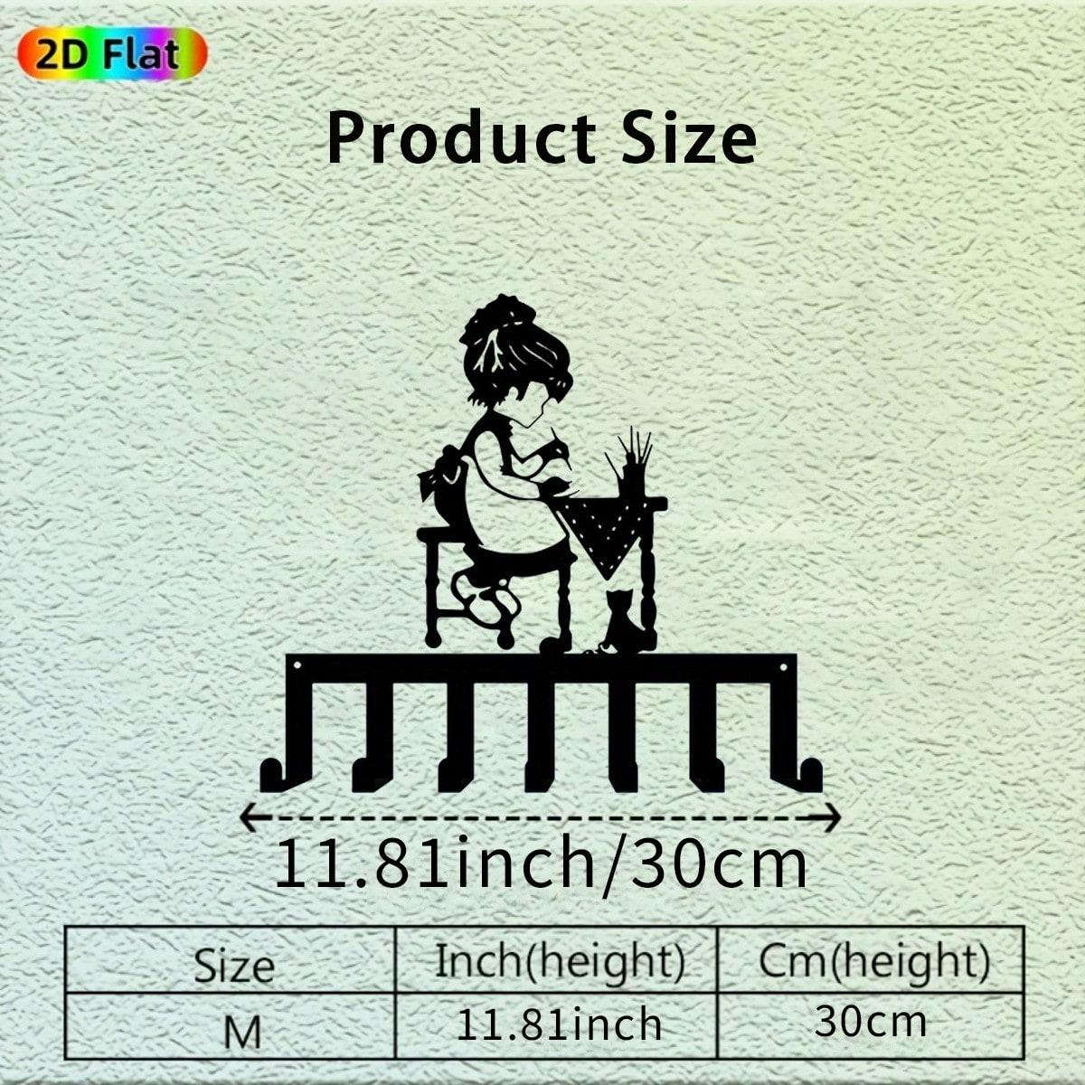 Cat Lover Key Holder Wall Decor 7 Hooks Handmade Metal Wall Art Practical Gift for Hallway Bedroom Living Room 29x30
Cat Lover Key Holder Wall Decor 7 Hooks Handmade Metal Wall Art Practical Gift for Hallway Bedroom Living Room 29x30