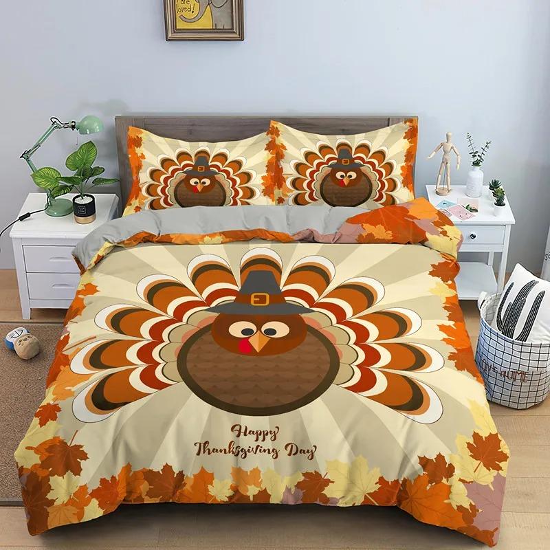 Autumn Thanksgiving Day Pumpkin Turkey Bedding Set Boys Girls Twin Queen Size Duvet Cover Pillowcase Bed Kids Adult Tool 70x133cm 2pcs
Autumn Thanksgiving Day Pumpkin Turkey Bedding Set Boys Girls Twin Queen Size Duvet Cover Pillowcase Bed Kids Adult Tool 70x133cm 2pcs