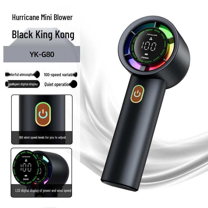 100-Speed High-Tech Handheld Fan with Smart Display & Long Battery Life 167*60*62mm
100-Speed High-Tech Handheld Fan with Smart Display & Long Battery Life 167*60*62mm