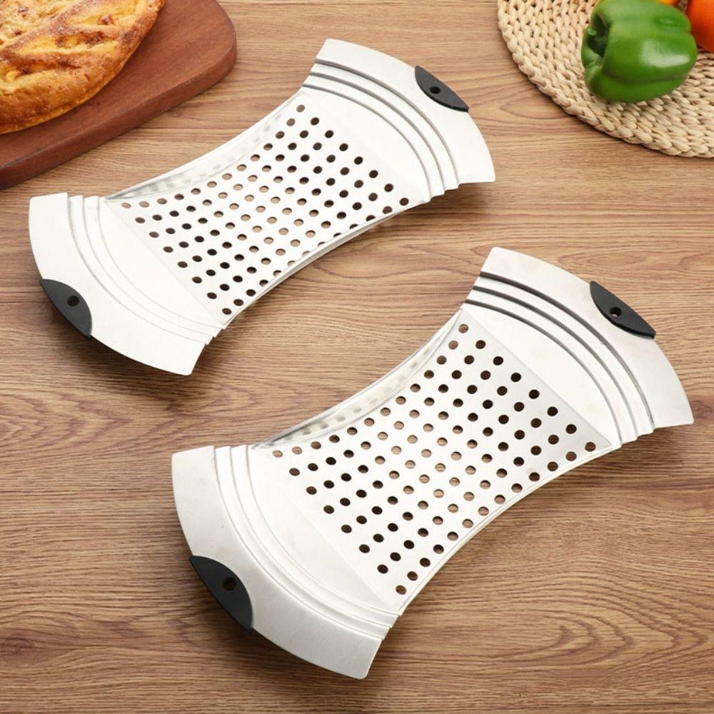Silicone Grip German Egg Noodle Maker with Shovel Oil Filter Spaetzle Maker Fried Foods Strainer
Silicone Grip German Egg Noodle Maker with Shovel Oil Filter Spaetzle Maker Fried Foods Strainer