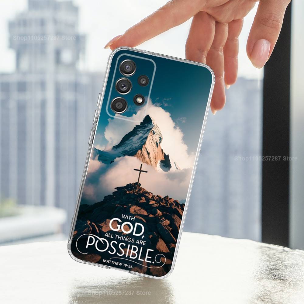 Verses Belief Jesus Bible Case For Samsung A30,71,51,S9,10,20,Ultra,Lite,S22,FE,23,21,PIus,Transparent, Silicone SamsungS25plus 5G
Verses Belief Jesus Bible Case For Samsung A30,71,51,S9,10,20,Ultra,Lite,S22,FE,23,21,PIus,Transparent, Silicone SamsungS25plus 5G