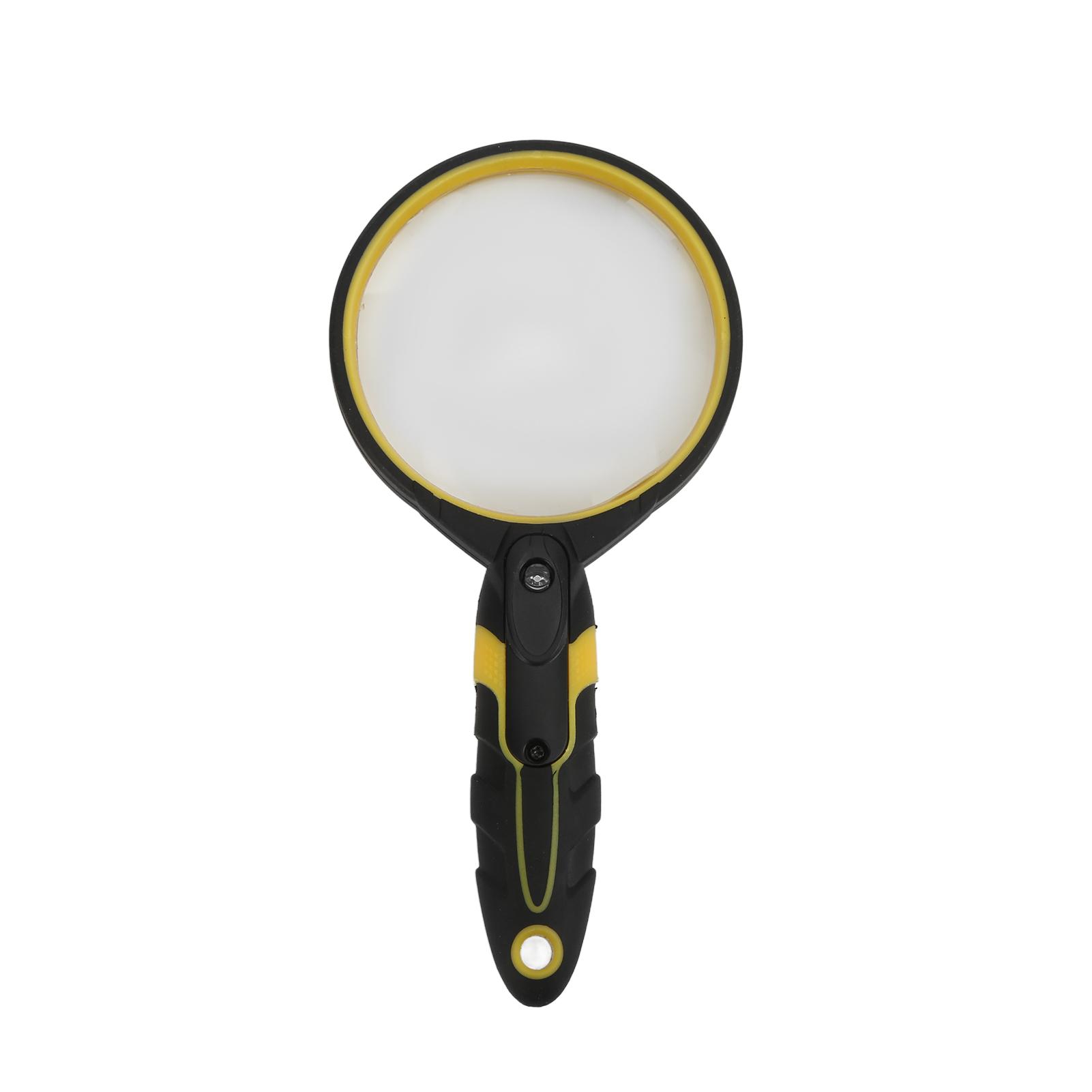 LED Magnifying Glass 5X Seniors Ergonomic Handheld Magnifier for Reading Antique Appreciation
LED Magnifying Glass 5X Seniors Ergonomic Handheld Magnifier for Reading Antique Appreciation