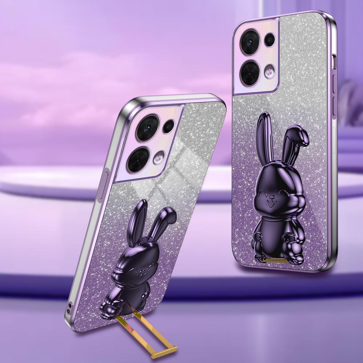 Cell Phone Case for Oppo Reno8 5G (Global Version),PC+TPU Cute Rabbit Kickstand Cover Purple
Cell Phone Case for Oppo Reno8 5G (Global Version),PC+TPU Cute Rabbit Kickstand Cover Purple