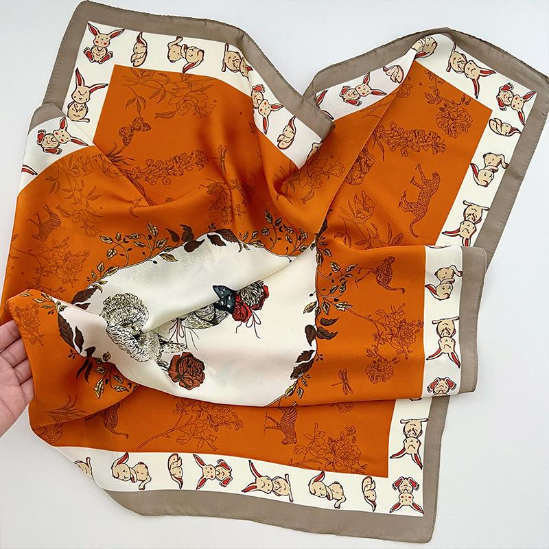 1pcs 70cm Rabbit Pattern Silk Scarf for Women Simulated Silk Simple Childlike Animal Decorative Headwear Clothing Square Scarf оранжевый
1pcs 70cm Rabbit Pattern Silk Scarf for Women Simulated Silk Simple Childlike Animal Decorative Headwear Clothing Square Scarf оранжевый