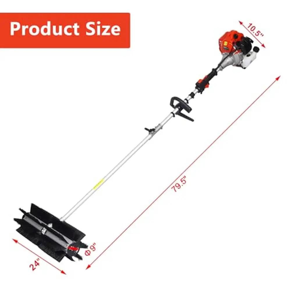 Petrol Powered Broom Sweeper 52cc 2-Speed Brush 24x9 Snow Cleaner EPA Approved Electric
Petrol Powered Broom Sweeper 52cc 2-Speed Brush 24x9 Snow Cleaner EPA Approved Electric