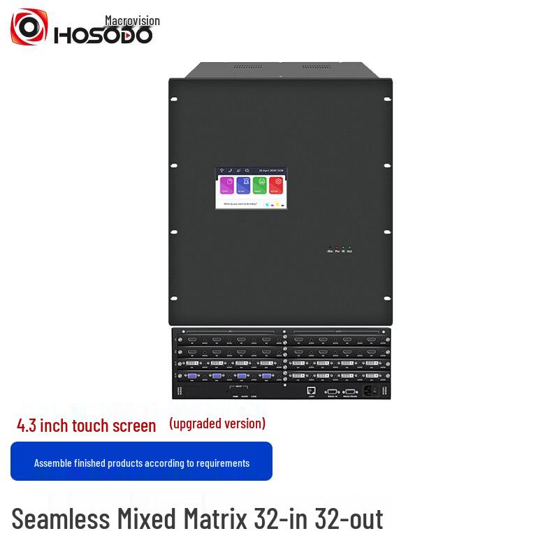 HSD-AV-HDVI-32W 32x32 4K Hybrid Matrix Switcher Chassis (CN version)
HSD-AV-HDVI-32W 32x32 4K Hybrid Matrix Switcher Chassis (CN version)