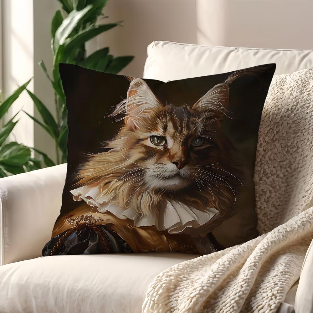 Whimsical nobility Cat cushion cover Decoration Room Shop Car Best Home Office Coffee Pillow Sofa Printing Nordic Simplicity Hit 12x12Inch
Whimsical nobility Cat cushion cover Decoration Room Shop Car Best Home Office Coffee Pillow Sofa Printing Nordic Simplicity Hit 12x12Inch