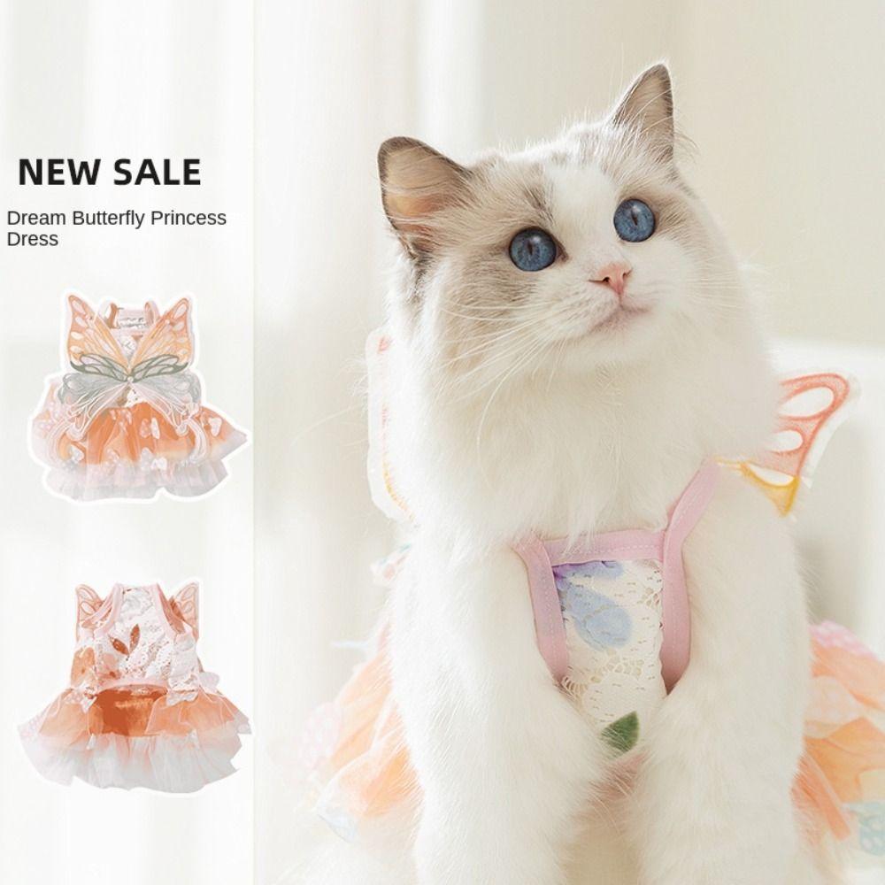 Cat Princess Dresses Dog Princess Dress Rainbow Butterfly Cat Skirt Cute Pet Dress Pet Cat Dog S
Cat Princess Dresses Dog Princess Dress Rainbow Butterfly Cat Skirt Cute Pet Dress Pet Cat Dog S