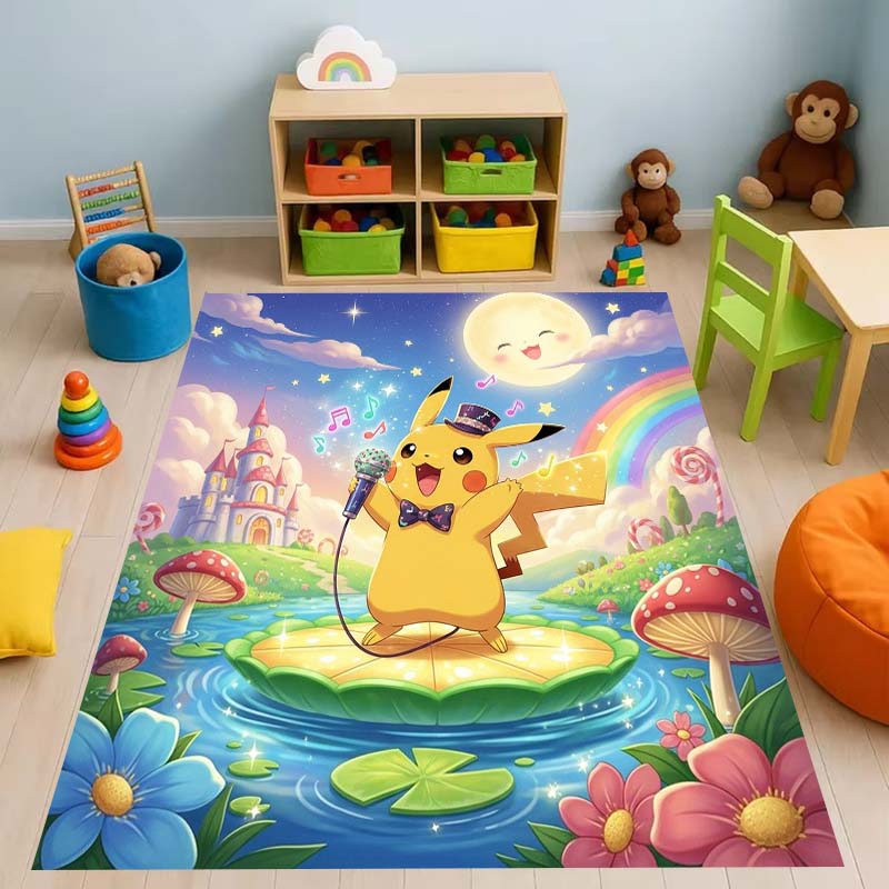 Large Pokémon-themed 3D rug, suitable for family living rooms, children s bedrooms, sofas, and non-slip doormat decorations. 60x90cm
Large Pokémon-themed 3D rug, suitable for family living rooms, children s bedrooms, sofas, and non-slip doormat decorations. 60x90cm