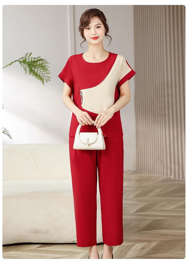 Mom s Slimming Summer Sportswear Set: Fashionable Short-Sleeve Top & Casual Shorts for Women 3XL (Recommended 65-72.5kg) красный
Mom s Slimming Summer Sportswear Set: Fashionable Short-Sleeve Top & Casual Shorts for Women 3XL (Recommended 65-72.5kg) красный
