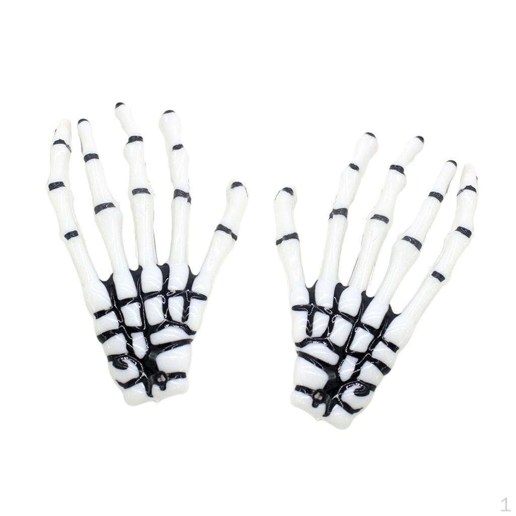 2pcs Skull Hand Skeleton Rainbow Hair Clip білий
2pcs Skull Hand Skeleton Rainbow Hair Clip білий