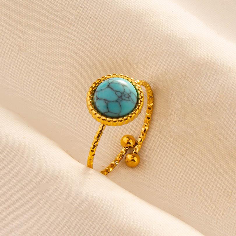 Turquoise Finger Jewelry Long Oval Sun Heart Water Drop Stainless Steel Rings For Women Men Accessories Gold Plated Open Anillos
Turquoise Finger Jewelry Long Oval Sun Heart Water Drop Stainless Steel Rings For Women Men Accessories Gold Plated Open Anillos