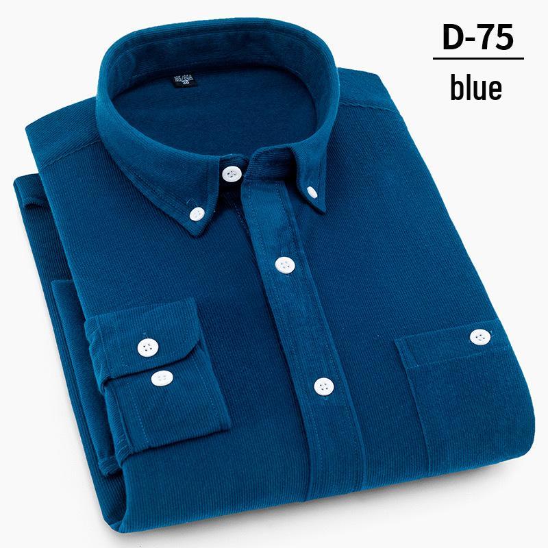 Men s Solid Color Corduroy Long Sleeve Shirt - Casual, Non-Iron, Middle-Aged & Young Fit 39
Men s Solid Color Corduroy Long Sleeve Shirt - Casual, Non-Iron, Middle-Aged & Young Fit 39