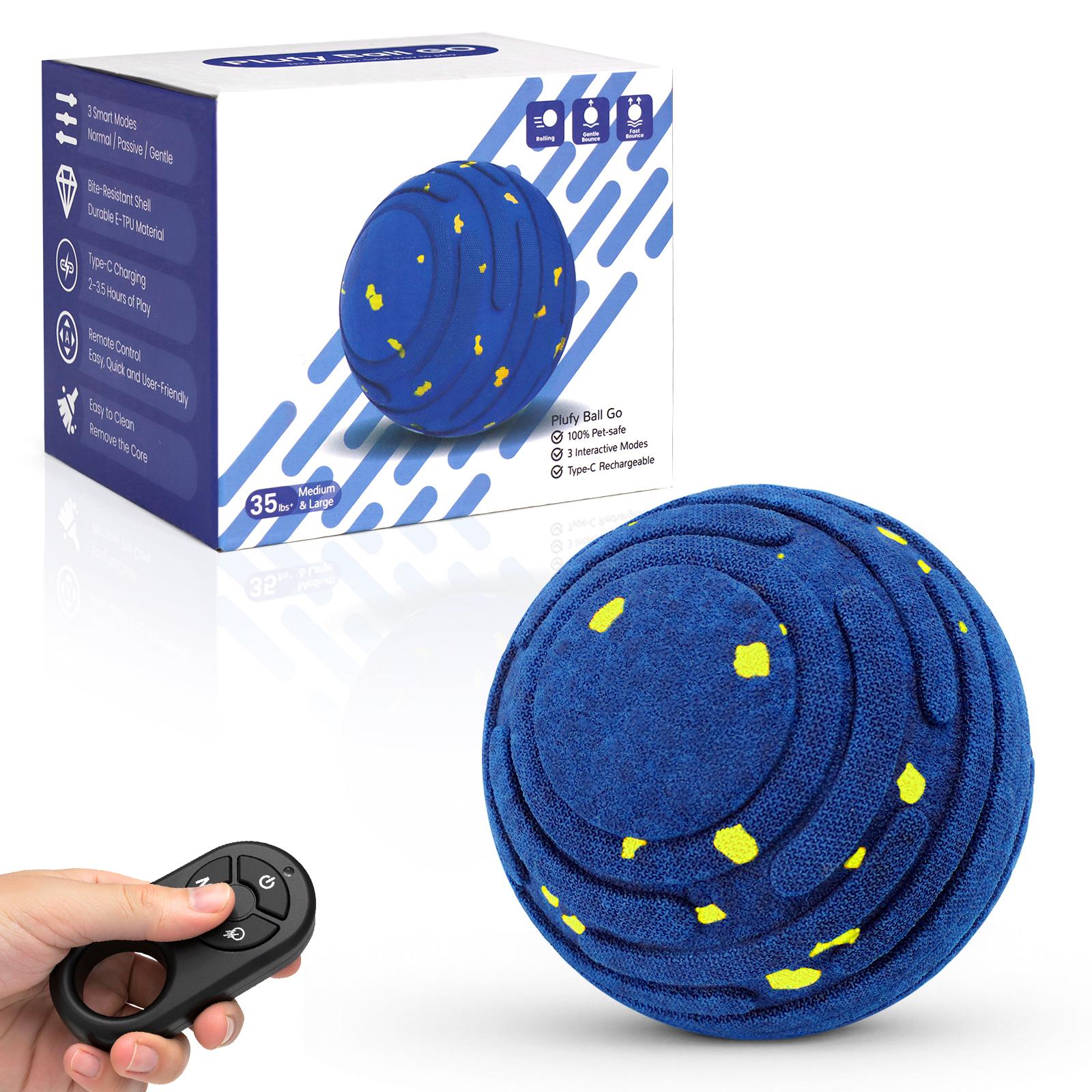 Smart Interactive Dog Toy, Indestructible E-TPU Toy Ball for Aggressive Chewers, Automatic Moving, Rechargeable Ball for Small/M
Smart Interactive Dog Toy, Indestructible E-TPU Toy Ball for Aggressive Chewers, Automatic Moving, Rechargeable Ball for Small/M