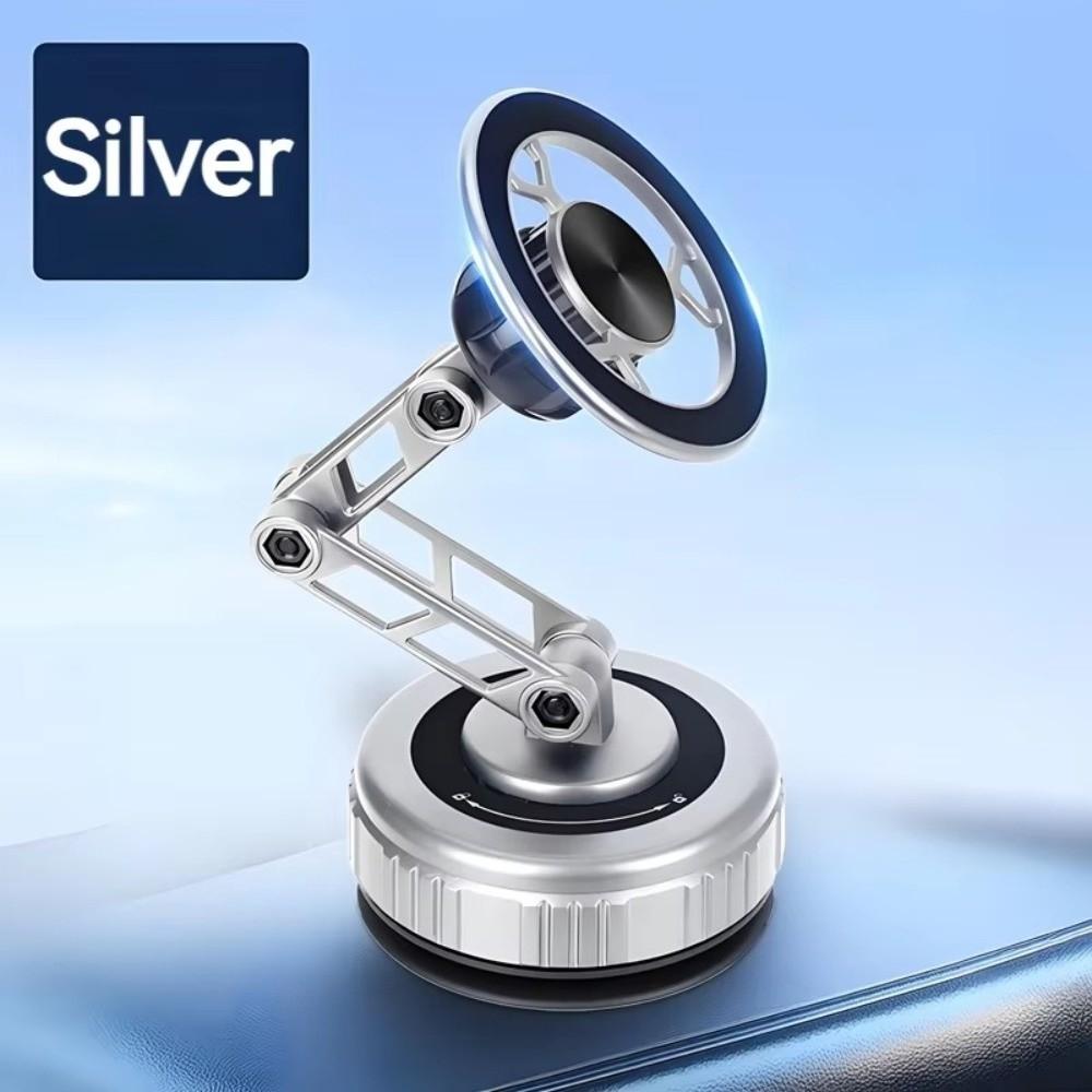 Triple Axis Vacuum Magnetic Phone Stand 360° Rotation Universal Navigation Mount Car Use срібний
Triple Axis Vacuum Magnetic Phone Stand 360° Rotation Universal Navigation Mount Car Use срібний