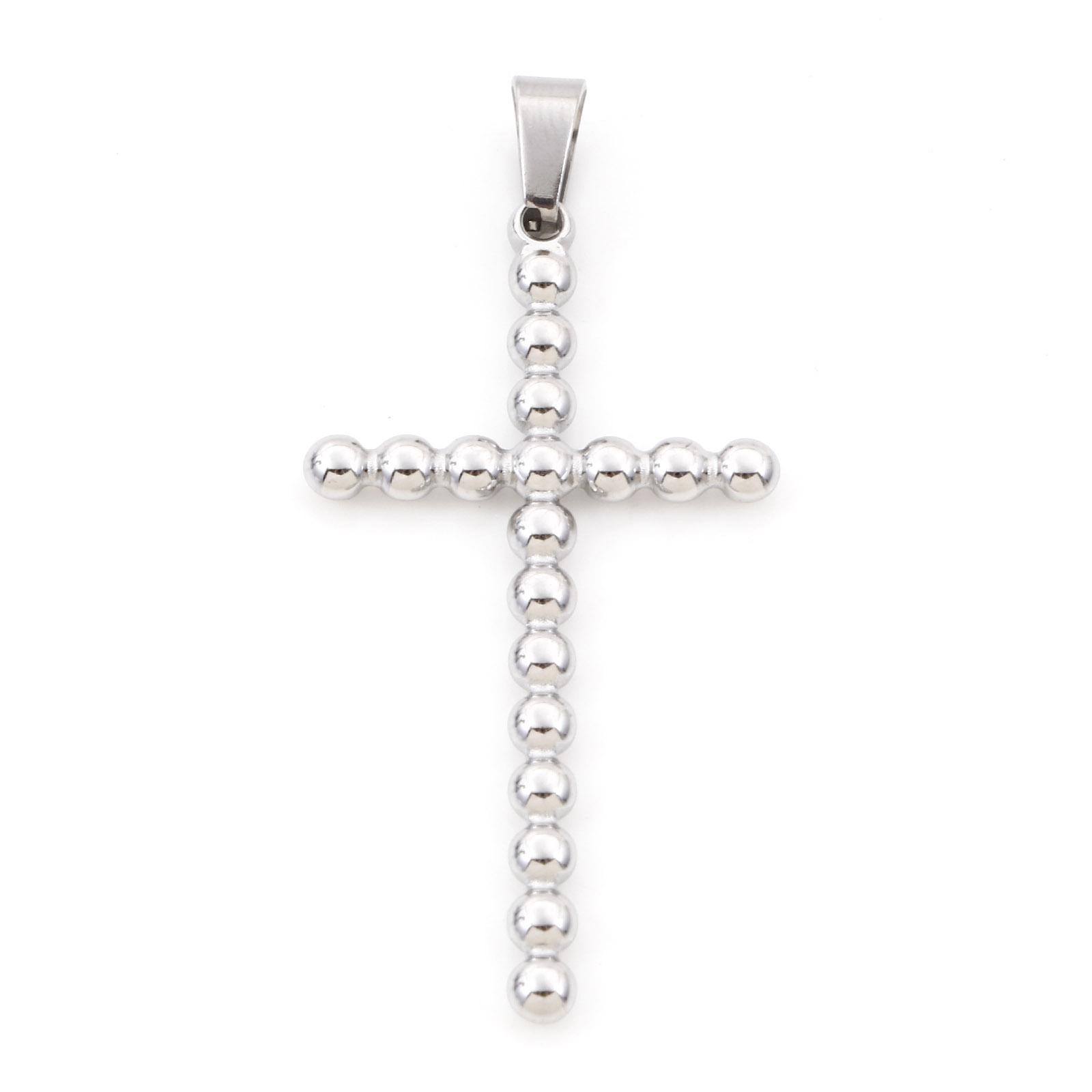 304 Stainless Steel Charms Religious Cross Pendants For DIY Making Necklace Bracelets Jewelry Findings 5.5cm x 2.5cm, 1 Piece
304 Stainless Steel Charms Religious Cross Pendants For DIY Making Necklace Bracelets Jewelry Findings 5.5cm x 2.5cm, 1 Piece