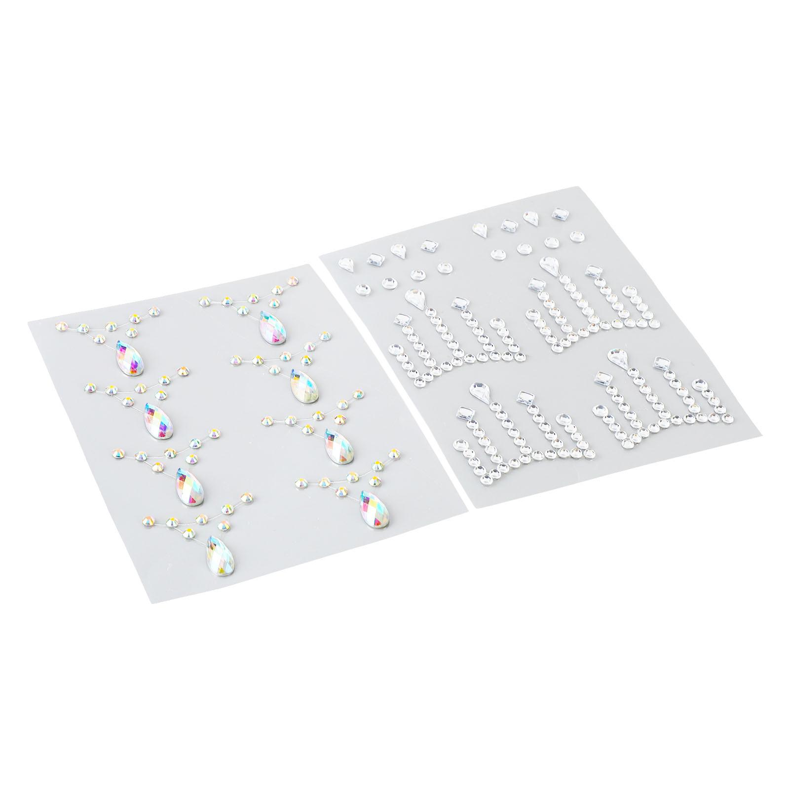 2 Sheet Teardrop Face Rhinestone Sticker DIY Self Adhesive Eye Makeup Rhinestone Sticker Decoration
2 Sheet Teardrop Face Rhinestone Sticker DIY Self Adhesive Eye Makeup Rhinestone Sticker Decoration