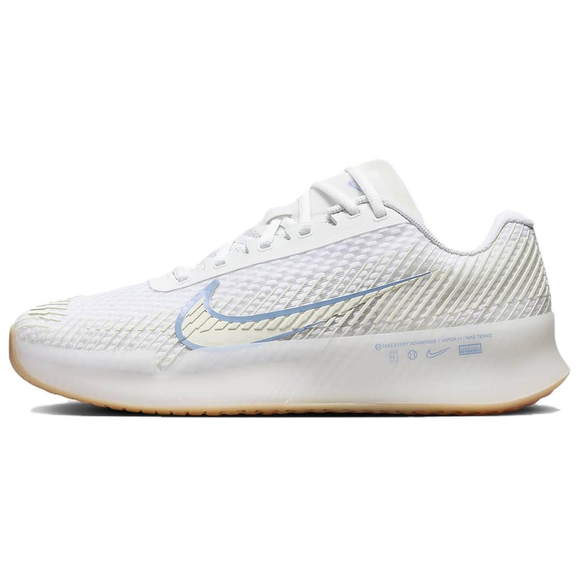 NikeCourt Air Zoom Vapor 11 HC White Light Blue Женские кроссовки Sail Gum-Light-Brown DR6965-105 42
NikeCourt Air Zoom Vapor 11 HC White Light Blue Женские кроссовки Sail Gum-Light-Brown DR6965-105 42