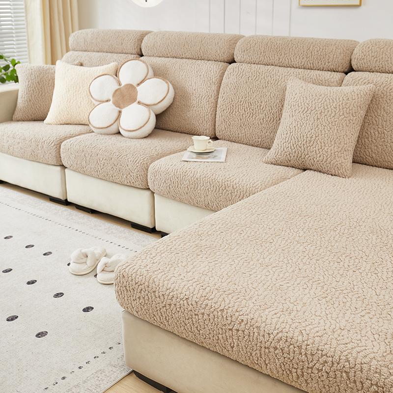 Natural Texture Jacquard Thicken Tuffed Fleece Stretchy Sofa Cover for Autumn/Winter Living Room Couch Cushion Cover Decor Pillow Cover-45x45cm
Natural Texture Jacquard Thicken Tuffed Fleece Stretchy Sofa Cover for Autumn/Winter Living Room Couch Cushion Cover Decor Pillow Cover-45x45cm