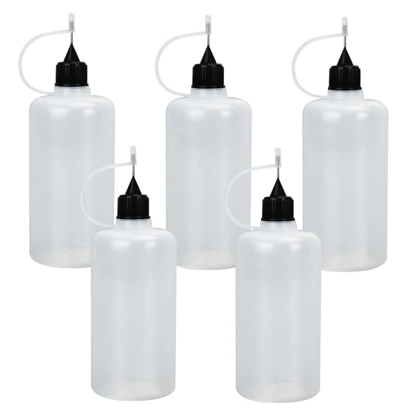 narrow mouth needle dropper bottle 5 piece set Adjustable liquid volume with lid paint ink art detailed work 100ml
narrow mouth needle dropper bottle 5 piece set Adjustable liquid volume with lid paint ink art detailed work 100ml