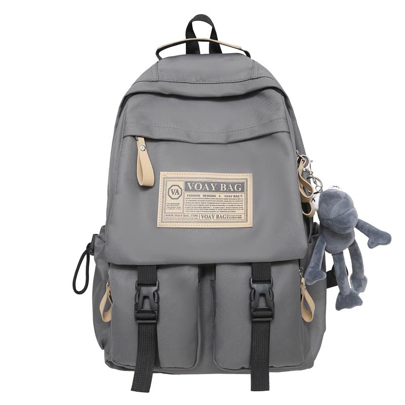 Рюкзак для мальчиков и девочек с буквенным принтом большой емкости, школьный рюкзак для школьников