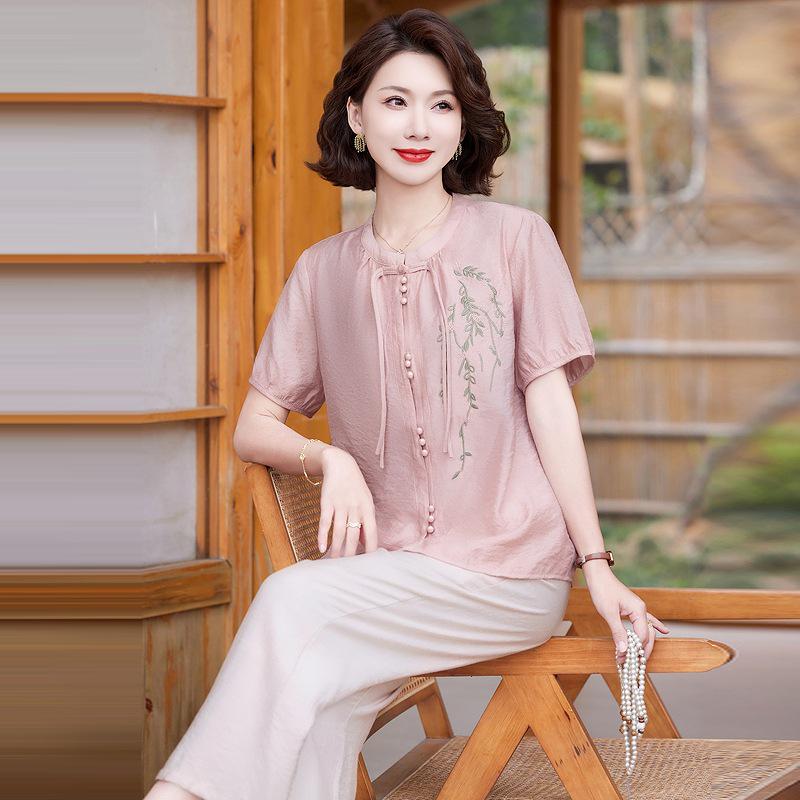 2025 Summer National Style Embroidered Round Neck Women s Two-Piece Set for Mom XL красный/оранжевый
2025 Summer National Style Embroidered Round Neck Women s Two-Piece Set for Mom XL красный/оранжевый
