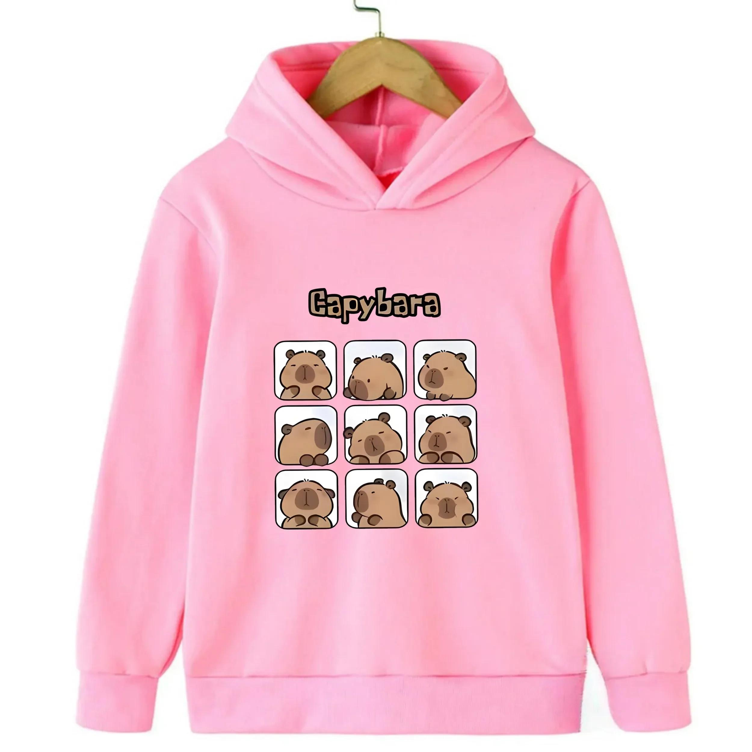 Cute Capybara Cartoon Printed Long-sleeved Boys girls Sweaters Are Best-selling Children s Clothes for The Autumn Winter 160
Cute Capybara Cartoon Printed Long-sleeved Boys girls Sweaters Are Best-selling Children s Clothes for The Autumn Winter 160