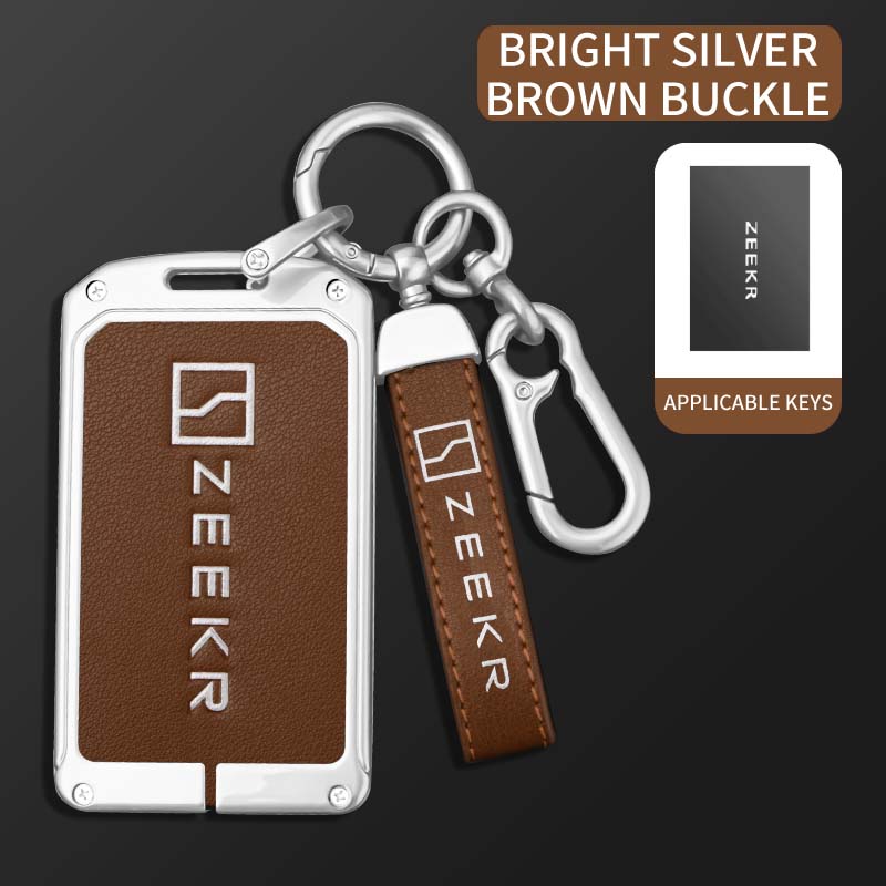 New Alloy Leather Car Remote NFC Card Key Case Cover Shell Protection Holder for ZEEKR 001 009 Car Interior Keychain Accessories
New Alloy Leather Car Remote NFC Card Key Case Cover Shell Protection Holder for ZEEKR 001 009 Car Interior Keychain Accessories