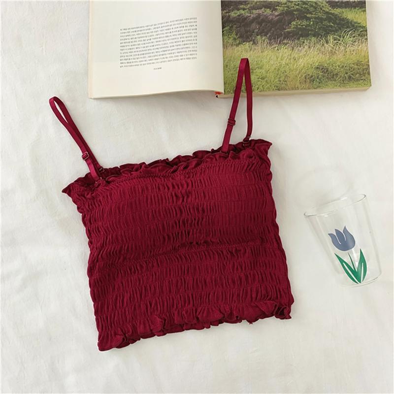 Топ без бретелек, складной низ, плиссированная бретелька, женский черный, с хлопчатобумажной нитью, обернутая грудь, милая внутри, плиссированная верхняя одежда One Size
Топ без бретелек, складной низ, плиссированная бретелька, женский черный, с хлопчатобумажной нитью, обернутая грудь, милая внутри, плиссированная верхняя одежда One Size