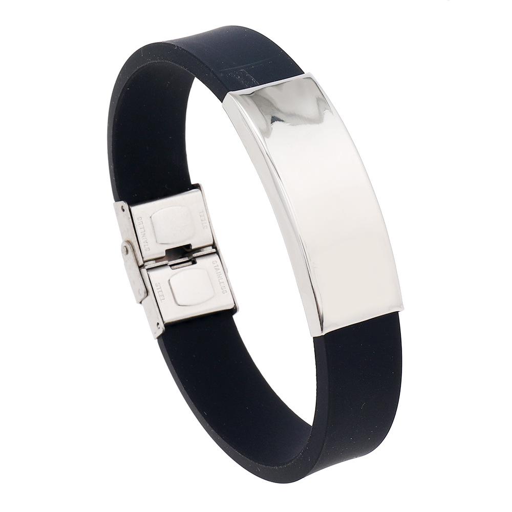 Men s Minimalist Titanium Steel Bracelet with Engraved Plain Surface - European & American Style
Men s Minimalist Titanium Steel Bracelet with Engraved Plain Surface - European & American Style