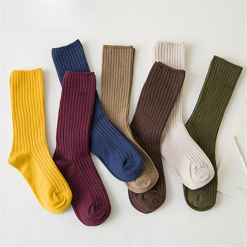 1 Pair Women Cotton Loose Socks Autumn Winter Knitting Solid Color Long Black Pink Korean Japanese Student Girls Stockings Retro 35-40
1 Pair Women Cotton Loose Socks Autumn Winter Knitting Solid Color Long Black Pink Korean Japanese Student Girls Stockings Retro 35-40