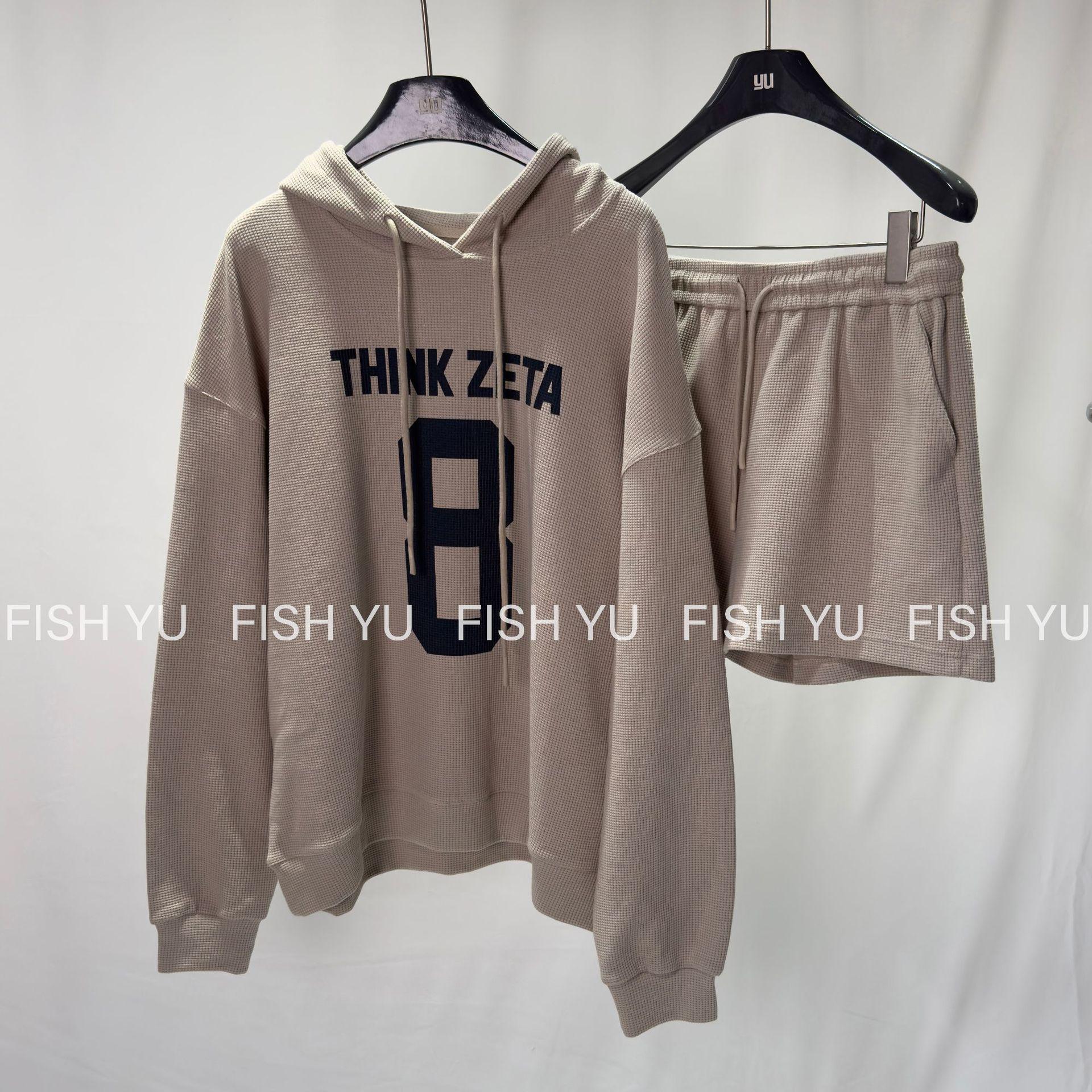 FISHYU Худи с принтом из 8 букв и шорты с эластичной талией для женщин, комплект для ранней осени S
FISHYU Худи с принтом из 8 букв и шорты с эластичной талией для женщин, комплект для ранней осени S