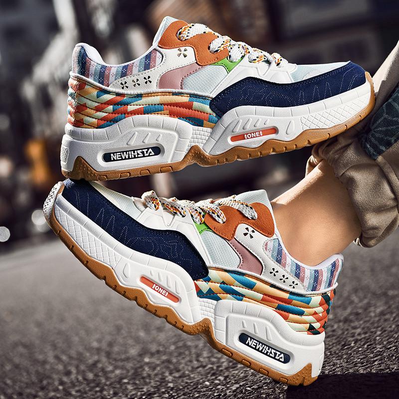 Couple Shoes Men Chunky Sneakers Women Spring Walking Sport Shoes Male Runing Shoes INS Hot Sales Tick Sole Platform Casual Shoe
Couple Shoes Men Chunky Sneakers Women Spring Walking Sport Shoes Male Runing Shoes INS Hot Sales Tick Sole Platform Casual Shoe