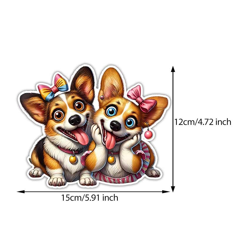 Funny Humorous Dachshund Car Sticker Waterproof Vinyl Decal on Bumper Rear Window Laptop Self-adhesive Decal For Car Accessories TM244 TM242-15cm Longest Side
Funny Humorous Dachshund Car Sticker Waterproof Vinyl Decal on Bumper Rear Window Laptop Self-adhesive Decal For Car Accessories TM244 TM242-15cm Longest Side