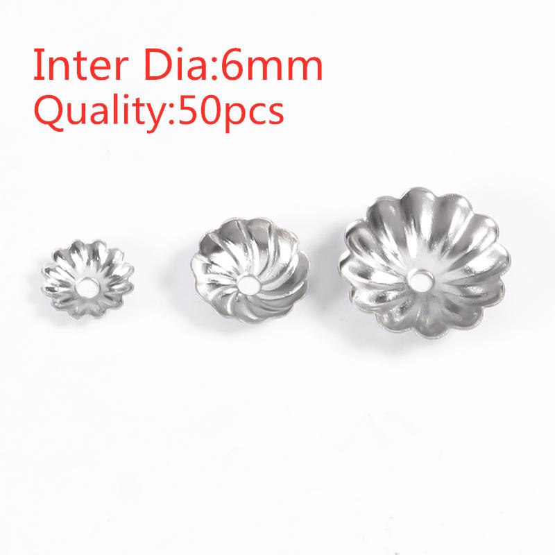 30/50/100PCS Flower Lotus Round Shape Stainless Steel Beads Caps Jewelry Findings Spacer Beads For Necklace Bracelets Making
30/50/100PCS Flower Lotus Round Shape Stainless Steel Beads Caps Jewelry Findings Spacer Beads For Necklace Bracelets Making
