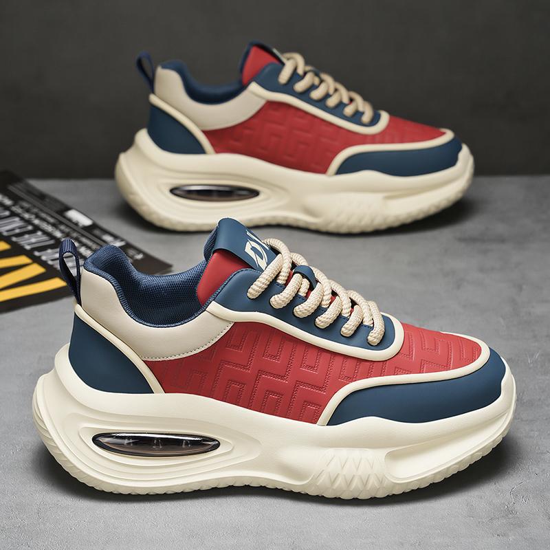 Мужские кожаные туфли Dad Shoes на толстой подошве с воздушной подушкой, осень 2024 г. - модная повседневная спортивная обувь 39 красный/синий
Мужские кожаные туфли Dad Shoes на толстой подошве с воздушной подушкой, осень 2024 г. - модная повседневная спортивная обувь 39 красный/синий