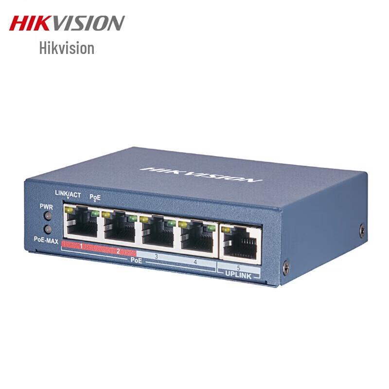 HIKVISION Desktop Gigabit Low-Power PoE Switch CN plug (adapter included)
HIKVISION Desktop Gigabit Low-Power PoE Switch CN plug (adapter included)