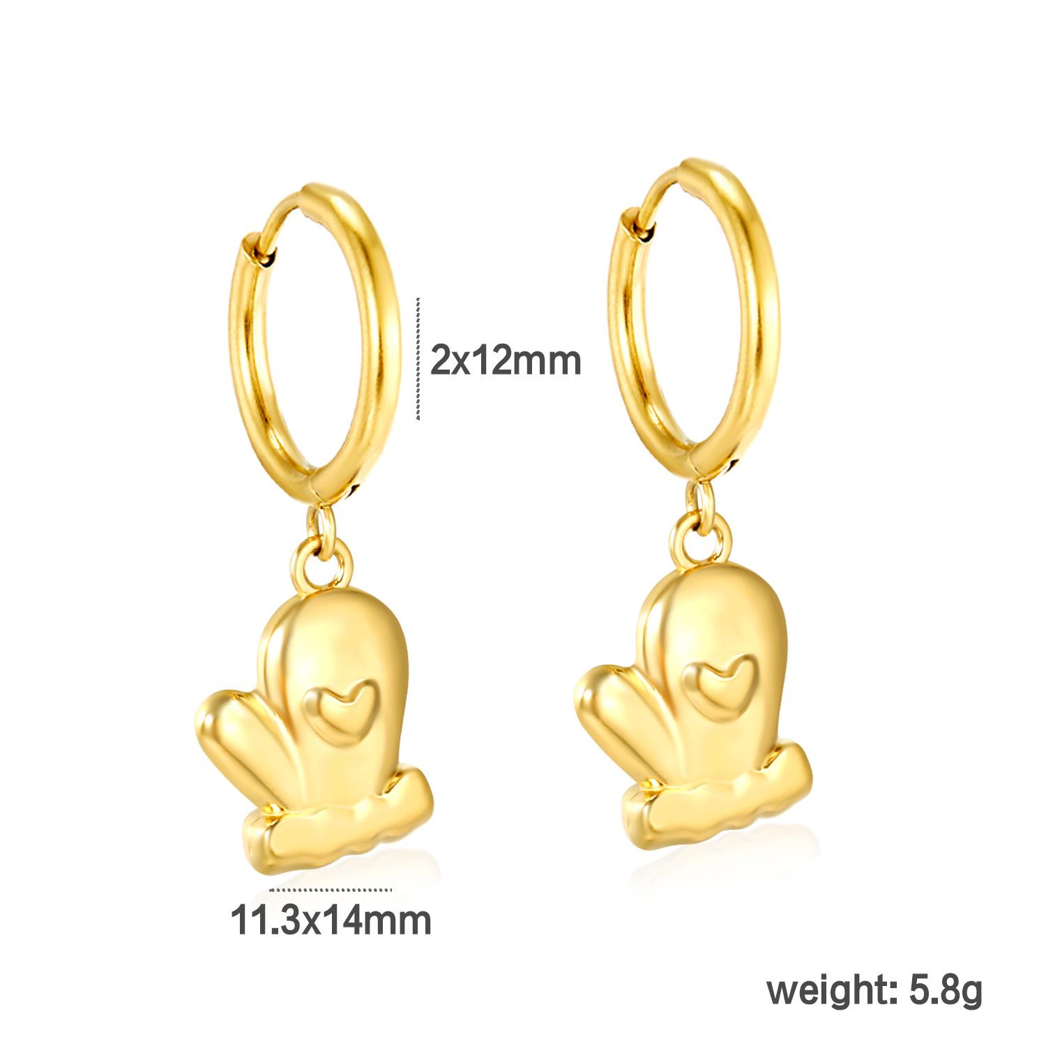 Elegant 18K Gold-Plated Stainless Steel Christmas Gloves Ear Cuffs
Elegant 18K Gold-Plated Stainless Steel Christmas Gloves Ear Cuffs